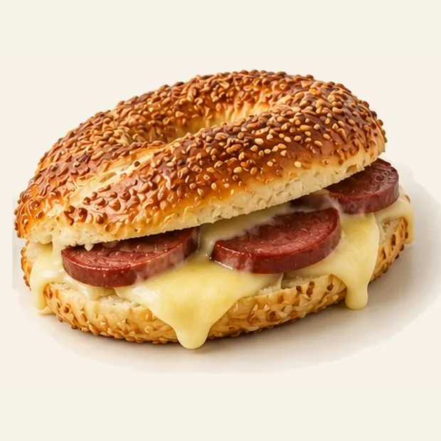 Simit with Kashar & Sucuk