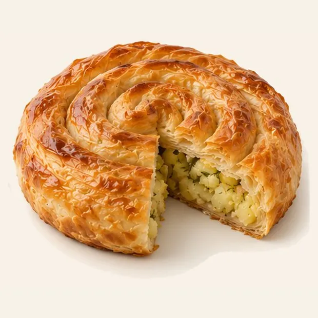 Rose Börek with Potato