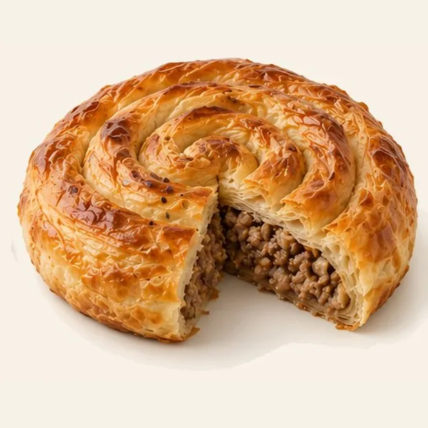 Rose Börek with Minced Meat