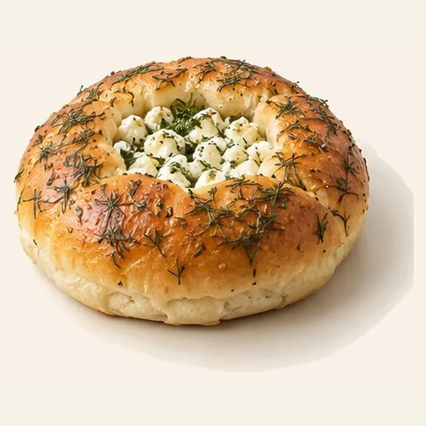 Home-style Bun with Dill & Cheese