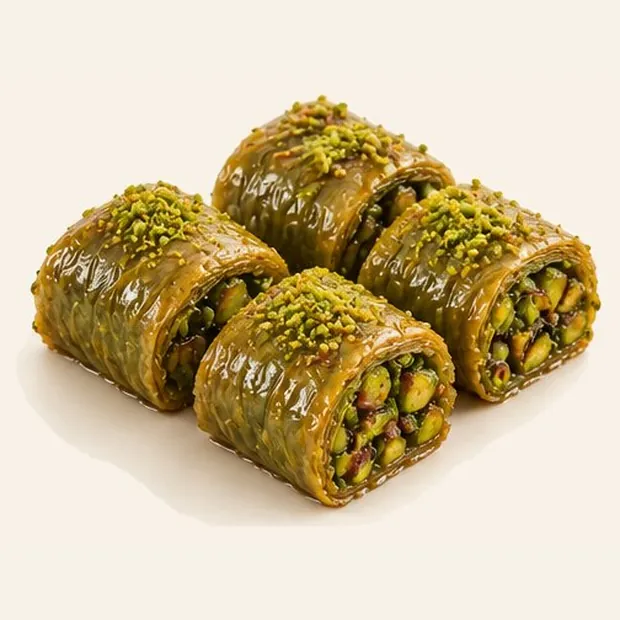 Rolled Baklava with Antep Pistachio