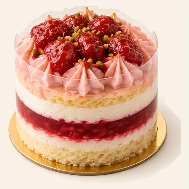 Raspberry Single-portion Cake